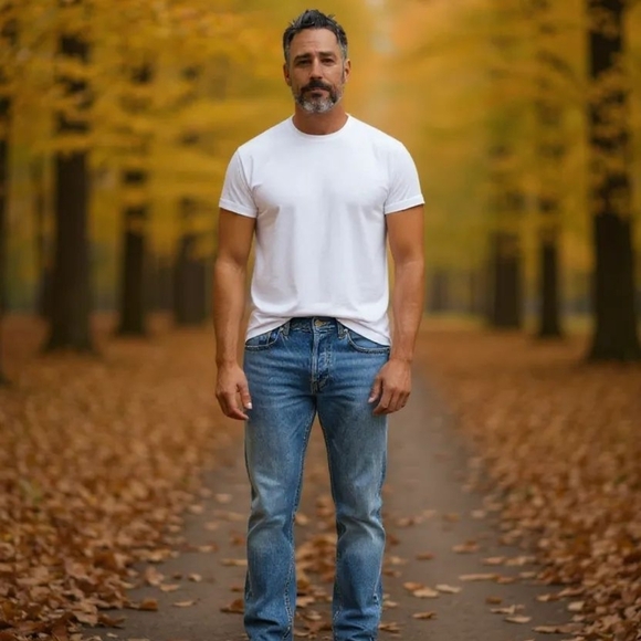 Levi's Other - Levis  Mens 505 Jeans 38x30 Blue Denim Straight Leg,Red Tag Vintage, Medium Wash